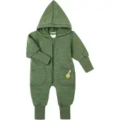 Engel - Baby Kapuzenoverall - Overall Gr 62/68 oliv