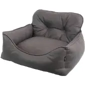 Merkloos Komfortbett für Hunde, Dunkelgrau, L