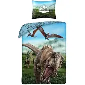 Merkloos Bettbezugset Jurassic World T-Rex 140 x 200 cm
