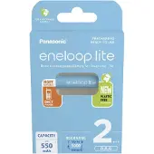 Sanyo BK-4LCCE/2BE, Akku, Blau, Nickel-Metallhydrid (NiMH), 550 mAh, 1,2 V, AAA