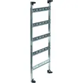 Hager UN05GN Einbausatz, univers, FW, m. Hutschienen u. Haubentürmen, o. Abdeckung, 750x250mm