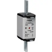 Hager LNH2050MK NH-Sicherungseinsatz NH2C gG 500V 50A Kombimelder spannungsfreie Grifflasche