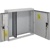 Hager ZAL102V Kabelverteilerschrank Gr.2/1005, asym. Türen, mit MP, 1005x1110x315mm (HxBxT)