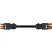 Wago 771-9373/016-505 konfektionierte Verbindungsleitung,Dca,Buchse Stecker,braun 7719373016505