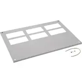 Hager FZ743D Verschlussplatte geöffnet für Schrank univers, IP54, SKI, 20 x 850 x 600 mm
