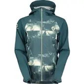 SCOTT Jacket W's Trail Storm WP aruba green/pale yellow (7337) S