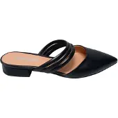 Pollini SA11062C9ENAP000, Damenmodell, Nappa-Leder, Schwarz