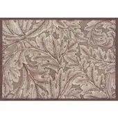Turtle Mat Fußmatte "Acanthus Brown", braun, B:60cm H:9mm L:85cm, Obermaterial: 85% Baumwolle, 15% Viskose, Teppiche, Fußmatte