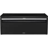 Brabantia Klappbrotkasten, Eleganter Brotkasten für Ihr tägliches Brot, Farbe: Matt Black
