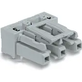 Wago 770-843/011-000 Buchse für Leiterplatten,abgewinkelt,3-polig,grau 770843011000 - 100 Stück