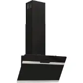 vidaXL Dunstabzugshaube 60 cm Stahl und Hartglas Schwarz