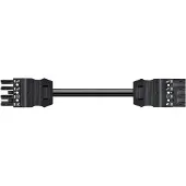 Wago 771-9994/006-401 konfektionierte Verbindungsleitung,Eca,Buchse Stecker,schwarz 7719994006401