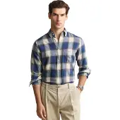 Gant für Herren. 3263035 Blaues Windblown-Hemd (L), Lässig, Baumwolle, Langarm