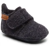 Bisgaard Baby Wool Kleinkinder Wollfilz-Hausschuhe Dunkelblau (Blue), 11200-999-20