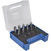 PFERD TOOLS Hartmetall Frässtift Set 22-tlg. Zahnung 3 PLUS und Z5 Schaft-Ø 6 mm universal mittel fein - 21901500