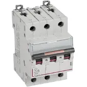 Legrand 409926 DX3 Leitungsschutzschalter Z-Charakteristik, 25A, 3-polig, 25kA, 400VAC, 3TE