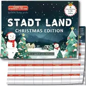 Sonstiges Stadt Land Christmas Spiel 2025 Adventskalender Füllung Familienspiel ab 9 Jahre