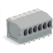Wago 805-373 Leiterplattenklemme,Drücker,1,5 mm2,grau 805373 - 15 Stück