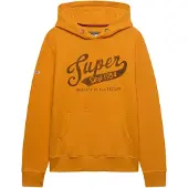 Superdry für Herren. M2014566A Vintage-Script-Hoodie in Orange (XXL), Lässig, Baumwolle