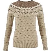 Fjällräven övik Knit Sweater W fossil-suede brown (118-244) XXS