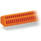 Wago 233-436 Leiterplattenklemme,0,5 mm2,Rastermaß 2,54 mm,orange 233436 - 10 Stück