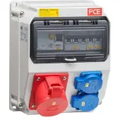 ABN SY16Z Steckdosenkombi Einbausatz 1xCEE 32A,2xSCHUKO für SL135A
