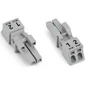 Wago 890-242/060-000 Buchse,2-polig,Kod. B,grau 890242060000 - 50 Stück