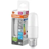 Osram LED Lampe mit E27 Sockel, Kaltweiss(4000K), Stabform, 8W, Ersatz für 60W-G