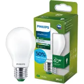 Philips Filament-Lampe, Milchglas, 40W A60 E27, 2,3 W, 40 W, E27, 485 lm, 50000 h, Kaltweiße