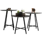 AEA Beistelltisch Couchtisch Sofatisch Klubtisch Salontisch Wohnzimmertisch 3er Set