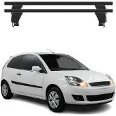 Menabo Dachträger Grundtäger für Ford Fiesta 2002-2008 3tür ABE Alu Schwarz 2x