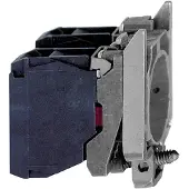 Schneider Electric ZB4BZ1043 Hilfsschalterblock mit Befestigungsflansch, Harmony XB4, Metall, 22mm, 30mm, 2Ö, Flachsteckanschluss