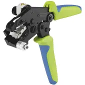 Rennsteig Zange zum Schneiden, Abisolieren und Crimpen von LWL Ø 2,2 mm für Toshiba-Stecker, mit manuellem Messervorschub - 8000 4000 3