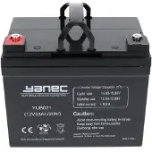 YANEC Wartungsfreier Blei Akku 12V 33AH für Alarmsysteme und USV-Systeme