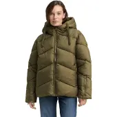 Tom Tailor Damen Puffer-Jacke mit Kapuze