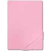 Setex Molton Köper Spannbettlaken rosa 90 x 200 cm