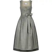 Nübler Dirndl NÜBLER "Dirndl lang Gerda", Damen, Gr. 40, EURO, grün, Obermaterial: 100% Polyester PES., Kleider Dirndl