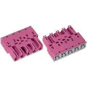 Wago 770-295 Stecker,5-polig,Kod. B,pink 770295 - 50 Stück