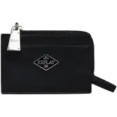 Markenlos Damen-Portemonnaie als Kartenetui, Schwarz 0098, Einheitsgröße