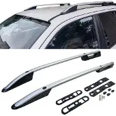Carparts Alu Dachreling Dachträger Silber zum Nachrüsten für VW Amarok I 2010-2022