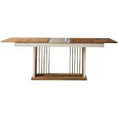 Xl Moebel Gmbh Brauner Ausziehtisch Esszimmer Rechteckiger Holz Küchentisch Edle Möbel