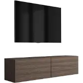 3Xeliving TV-Schrank hängend, Eiche Dunin, 140 x 32 x 34 cm