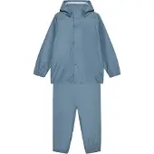 Color Kids Regenkleidung m. Träger - PU - Luvseite Blue - - 3 Jahre (98) - Regenkleidung