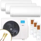 Midea Multisplit Klimaanlage | Xtreme Save Pro | 3x3,5 kW | Quick-Connect