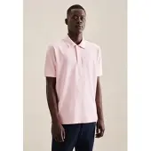 Seidensticker Poloshirt , Herren, Gr. M, pink, 100% Baumwolle, unifarben, regular fit, Shirts Poloshirt, Polo Uni