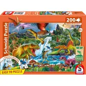 Schmidt Spiele 56535 Faszinierende Urzeitriesen Kinderpuzzle, 200 Teile, 200 Stück(e), 8 Jahr(e)
