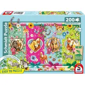Schmidt Spiele 56538 Alles fürs Pferdeglück Kinderpuzzle, 200 Teile, 200 Stück(e), 8 Jahr(e)