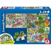 Schmidt Spiele 56580, 24 Stück(e), Stadt, 3 Jahr(e)