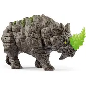 Schleich Spielfigur "ELDRADOR CREATURES, Kampfrhino (70157)", bunt, Spielfiguren, Kinder, Kunststoff, Spielfigur