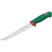Sanelli Fleischmesser, Klingenlänge 23 cm, Küchenmesser mit Edelstahlklinge, Farbe: grün